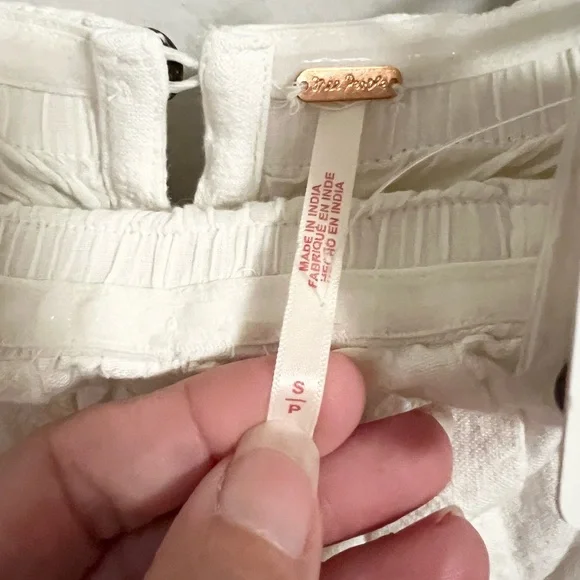 Free People Cream/ Off White Maxi Dress NWT - Picture 4 of 13